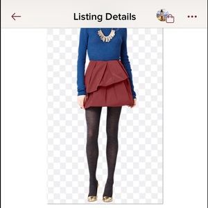 Kate Spade Saturday Burgandy Skirt Women’s 10